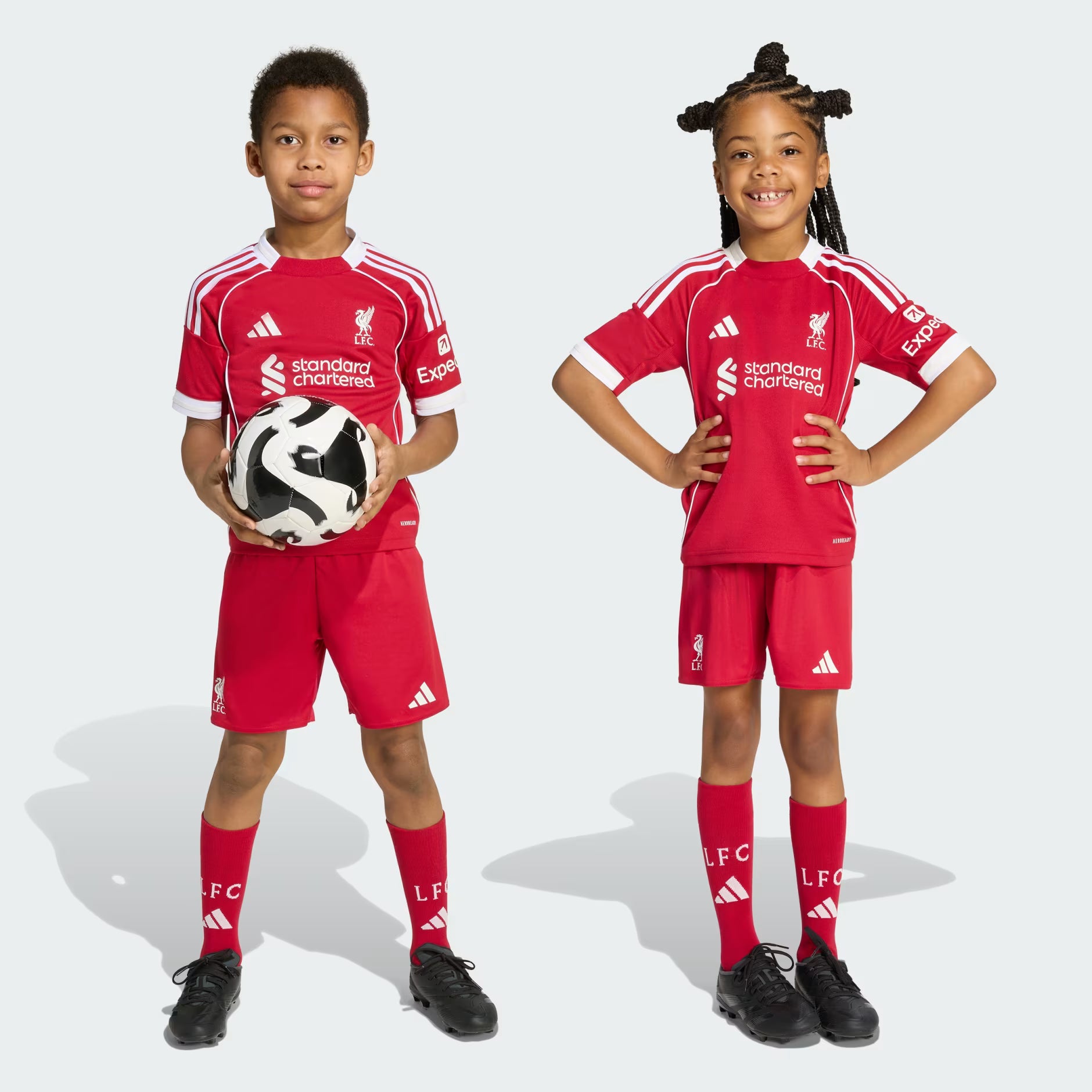 Liverpool Home Children's Full Kit 2025/26 (2 Piece)