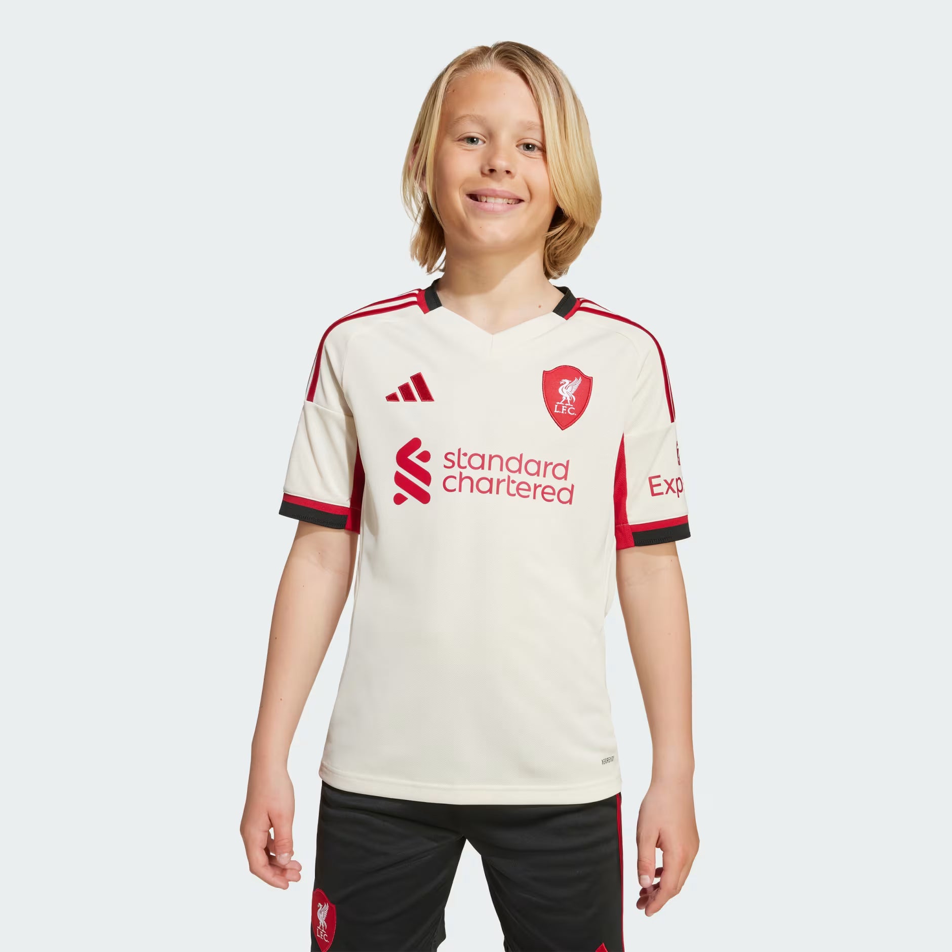 Liverpool Away Children's Full Kit 2025/26 (2 Piece)