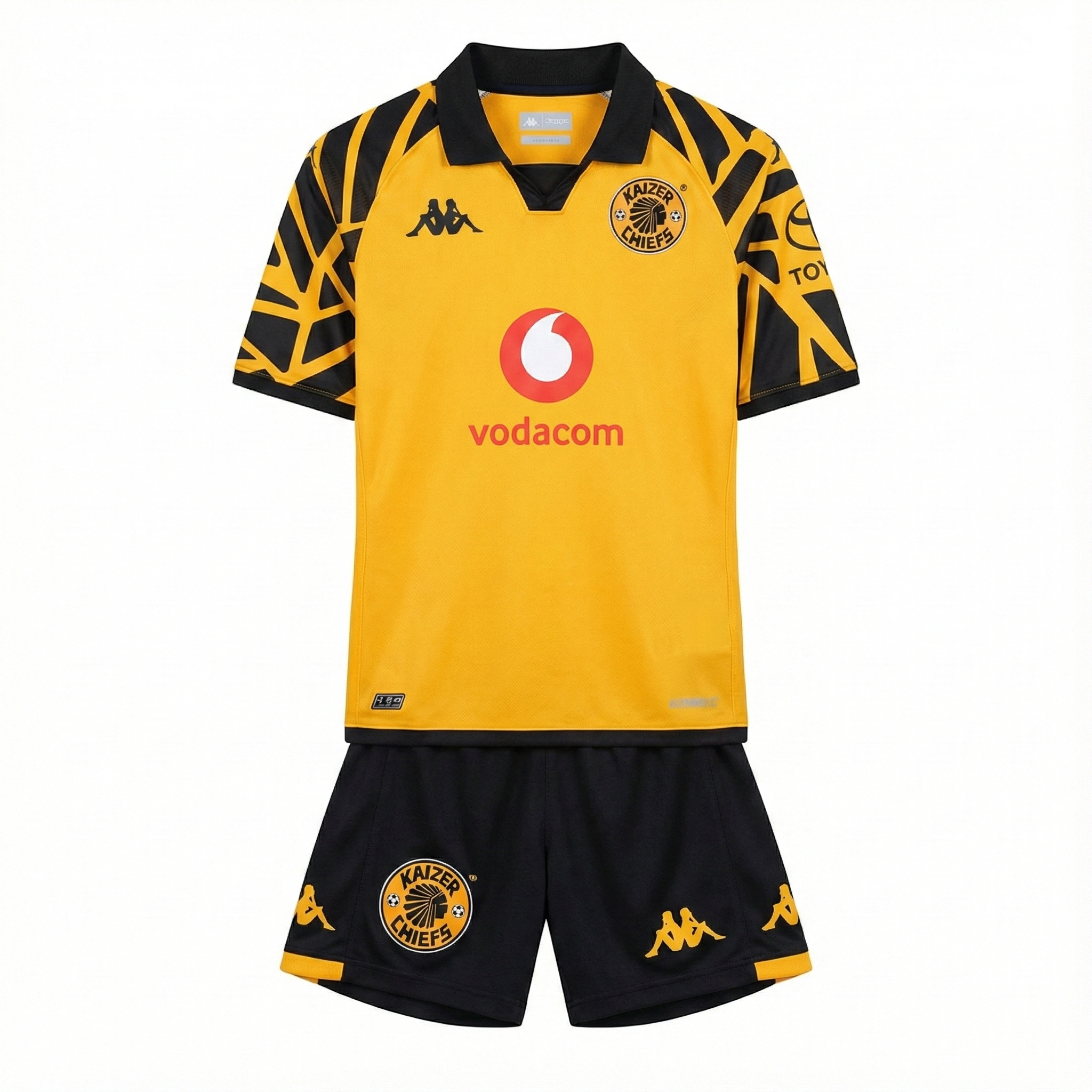 Kaizer Chiefs Home Children's Full Kit 2025/26 (2 Piece)