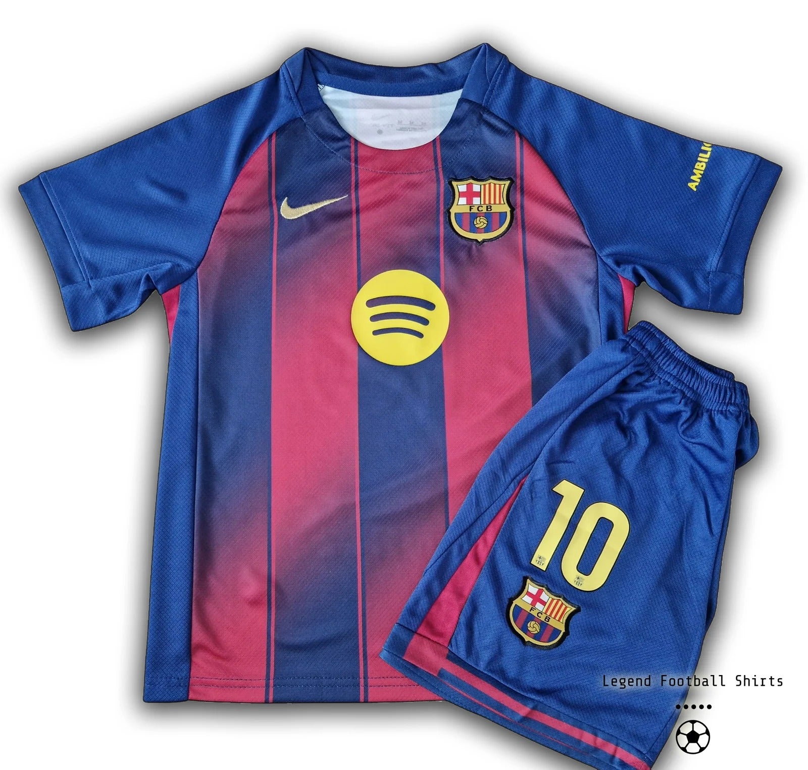 Barcelona Home Children's Full Kit 2025/26 (2 Piece)