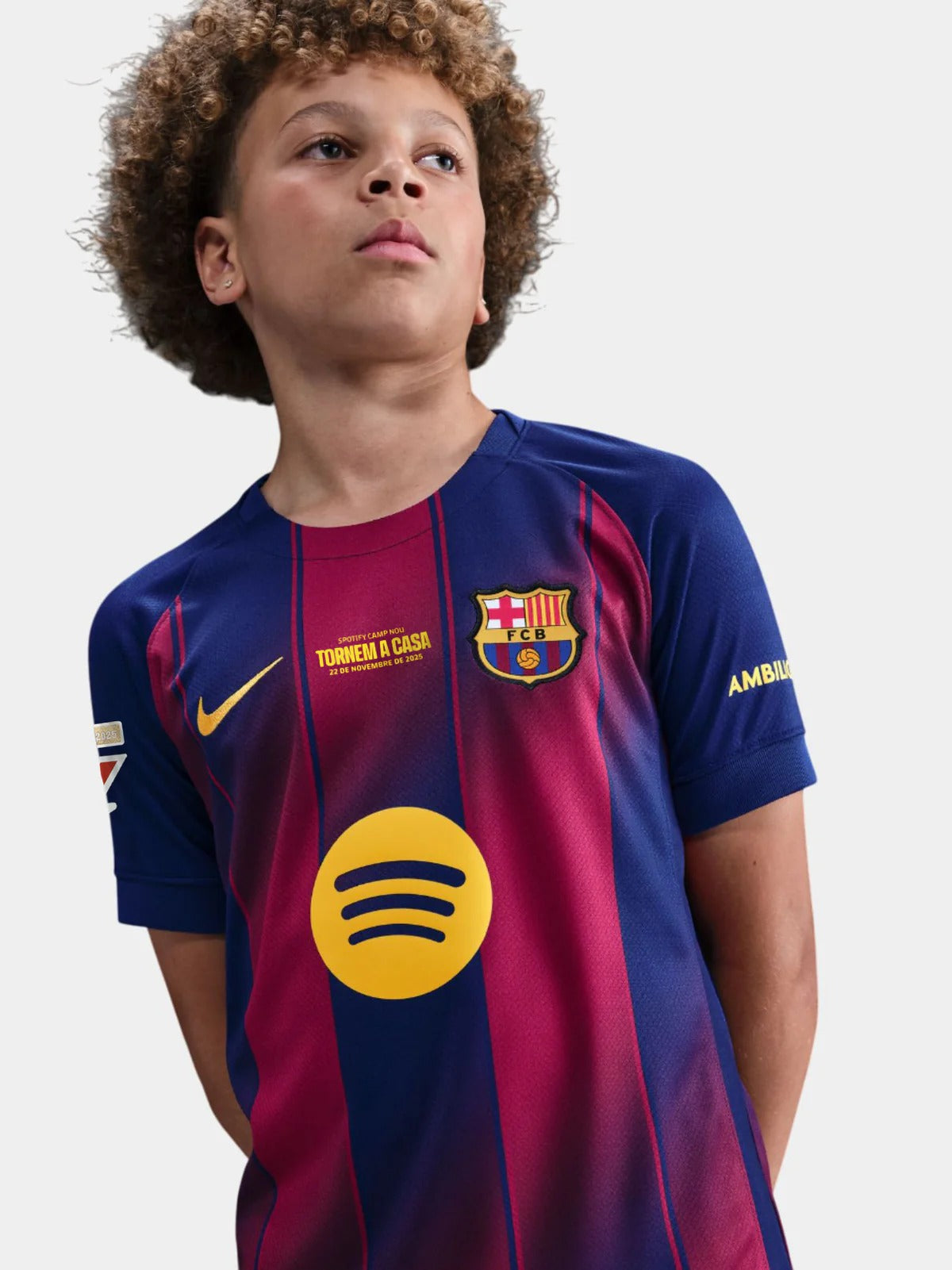 Barcelona Home Children's Full Kit 2025/26 (2 Piece)