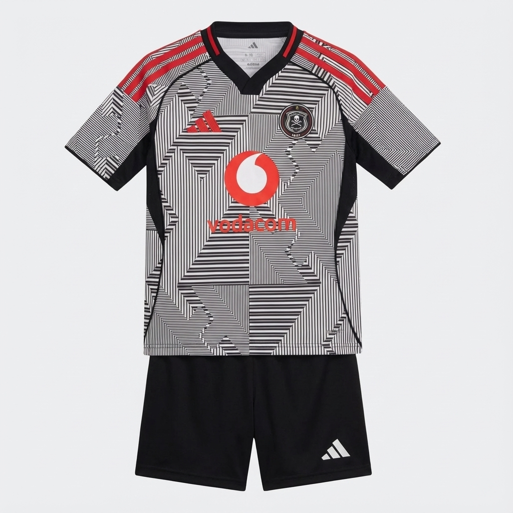 Orlando Pirates Away Children's Full Kit 2025/26 (2 Piece)